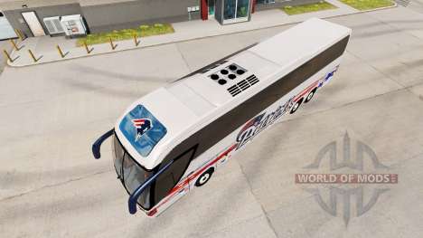 Pele Patriotas de um ônibus Mascarello Roma 370 para American Truck Simulator