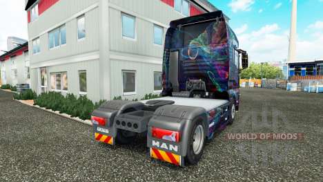 O Fractal de Chama para a pele do HOMEM de camin para Euro Truck Simulator 2