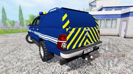 Toyota Hilux [gendarmerie] para Farming Simulator 2015