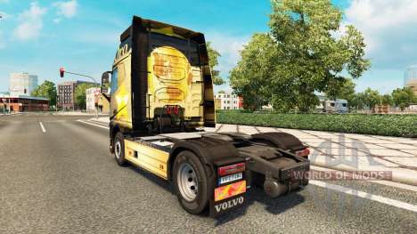 Oro a pele para a Volvo caminhões para Euro Truck Simulator 2