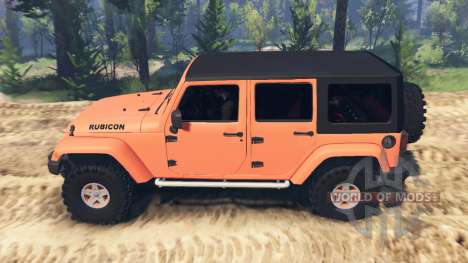 Jeep Wrangler Unlimited para Spin Tires