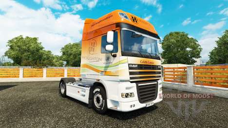 Houghton pele para caminhões DAF para Euro Truck Simulator 2