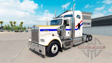 A pele do Bicentenário v2.0 trator caminhão Kenw para American Truck Simulator