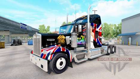 Pele Rainha no caminhão Kenworth W900 para American Truck Simulator