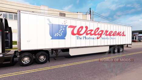 Pele WalGreens no trailer para American Truck Simulator
