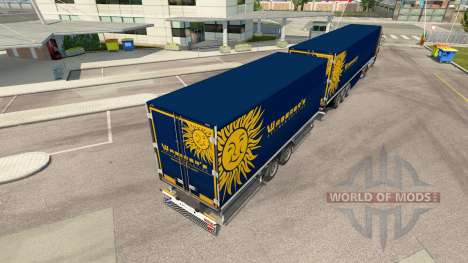Semi-Reboques Krone Gigaliner [Waberers] para Euro Truck Simulator 2