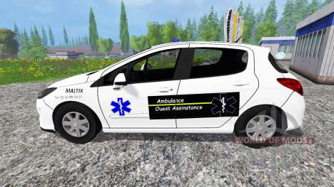 Peugeot 308 Ambulance para Farming Simulator 2015