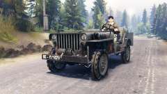 Jeep Willys MB 1942 para Spin Tires