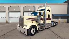 Creme para a pele no caminhão Kenworth W900 para American Truck Simulator