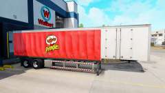 Cortina semi-reboque Pringles para American Truck Simulator