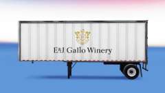 Pele E&J Gallo Winery no trailer para American Truck Simulator
