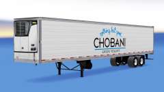 Chobani pele do reefer trailer para American Truck Simulator