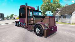 4 Metalizado pele para o caminhão Peterbilt 389 para American Truck Simulator