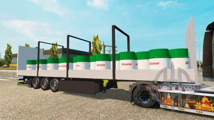 Semi-Reboque Schmitz Castrol para Euro Truck Simulator 2