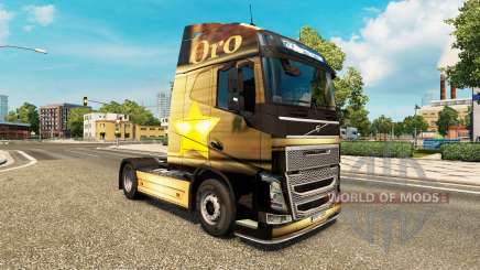 Oro a pele para a Volvo caminhões para Euro Truck Simulator 2