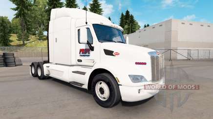 Orgulho de Transporte de pele para o caminhão Peterbilt para American Truck Simulator