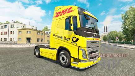 A DHL pele para a Volvo caminhões para Euro Truck Simulator 2