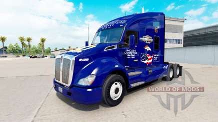 Pele Broncos no trator Kenworth para American Truck Simulator