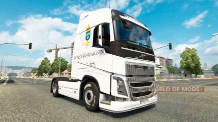 Forsvarsmakten pele para a Volvo caminhões para Euro Truck Simulator 2