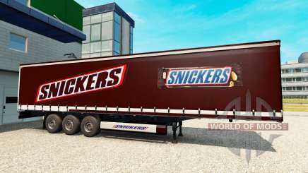 Pele Snickers no trailer para Euro Truck Simulator 2