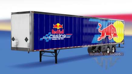 Todo em metal, semi-RedBull para American Truck Simulator