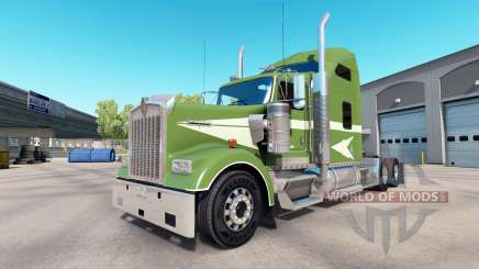 A pele se movem No caminhão Kenworth W900 para American Truck Simulator