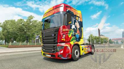 Pele Rostrans Disney Scania caminhão R700 para Euro Truck Simulator 2