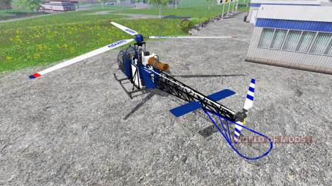 Sud-Aviation Alouette II Gendarmerie para Farming Simulator 2015
