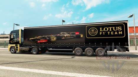 Pele Lotus F1 para semi para Euro Truck Simulator 2