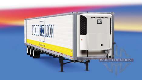 Refrigerado semi-reboque EUA para American Truck Simulator