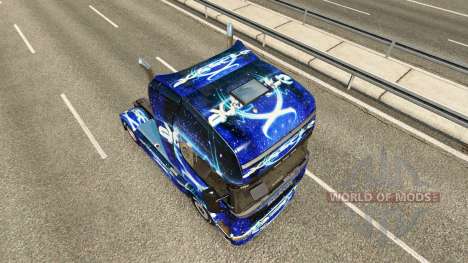 Dub Step skin para o Scania truck para Euro Truck Simulator 2