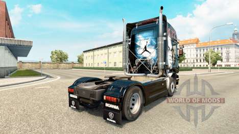 Pele MJBulls no trator Scania para Euro Truck Simulator 2