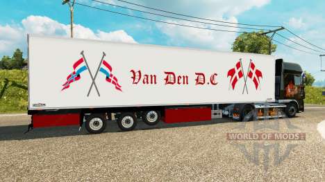 Semi-reboque frigorífico Chereau Van Den D. C para Euro Truck Simulator 2