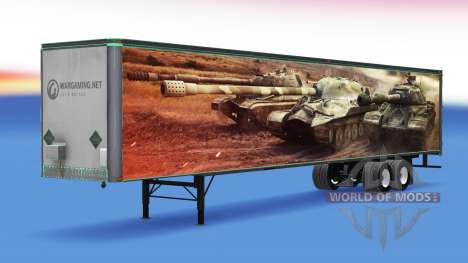 Pele World of Tanks no trailer para American Truck Simulator
