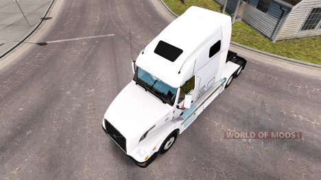 Alvorada Express pele para a Volvo caminhões VNL para American Truck Simulator