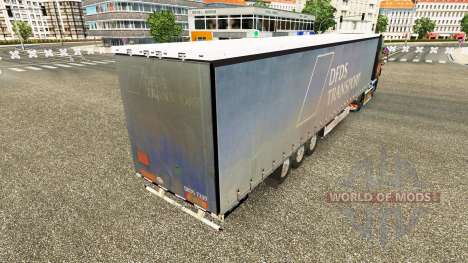 Semi-Reboque Krone Revestimento De Papel para Euro Truck Simulator 2