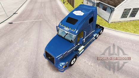 A pele no Canadá Cartage tractor Volvo VNL 670 para American Truck Simulator
