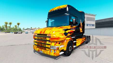 Pele Quente Passeio de trator Scania T para American Truck Simulator