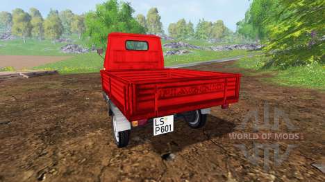 Piaggio Ape P601 UPK para Farming Simulator 2015