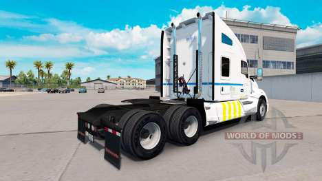 Pele de Transporte de Quebec, no Kenworth trator para American Truck Simulator