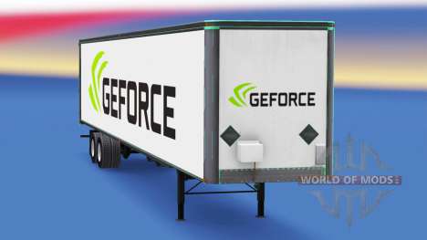 Pele Nvidia GeForce sobre o trailer para American Truck Simulator