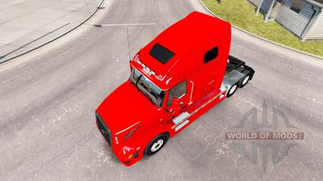 Pele Home Run para o caminhão Volvo VNL 670 para American Truck Simulator