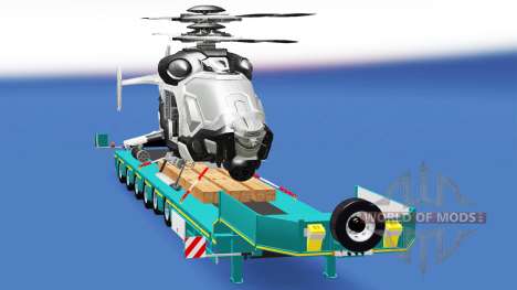 Baixa varrer com uma carga de helicóptero AH-50  para American Truck Simulator