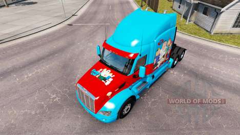 Family Guy pele para o caminhão Peterbilt para American Truck Simulator