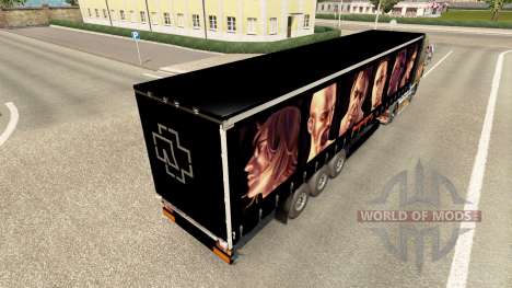 Rammstein pele para engate de reboque para Euro Truck Simulator 2