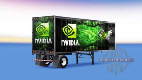 Peles ATi Radeon E Nvidia GeForce sobre o traile para American Truck Simulator