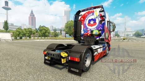 O Chile da Copa de 2014 pele para Iveco unidade  para Euro Truck Simulator 2