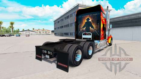 Zorro pele para o Kenworth W900 trator para American Truck Simulator
