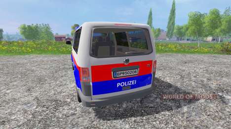 Volkswagen Transporter T5 Police para Farming Simulator 2015
