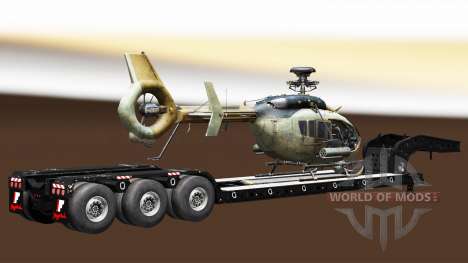 Semi transportar equipamento militar v1.4 para Euro Truck Simulator 2